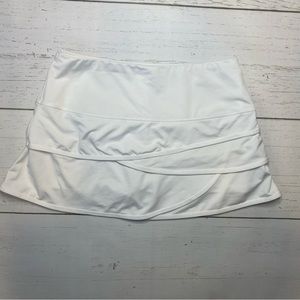 white tennis skirt by Lucky in Love. size small.